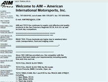 Tablet Screenshot of aimtire.com